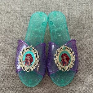 Ariel Kids Dress Shoes - Purple and Green